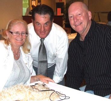 Our strong links to the history of our Club: Heather and Ray Storey with Life Member Peter Gardiner (right).